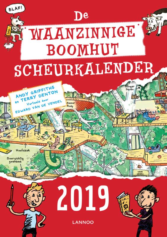 Omslag van De waanzinnige boomhut scheurkalender 2019