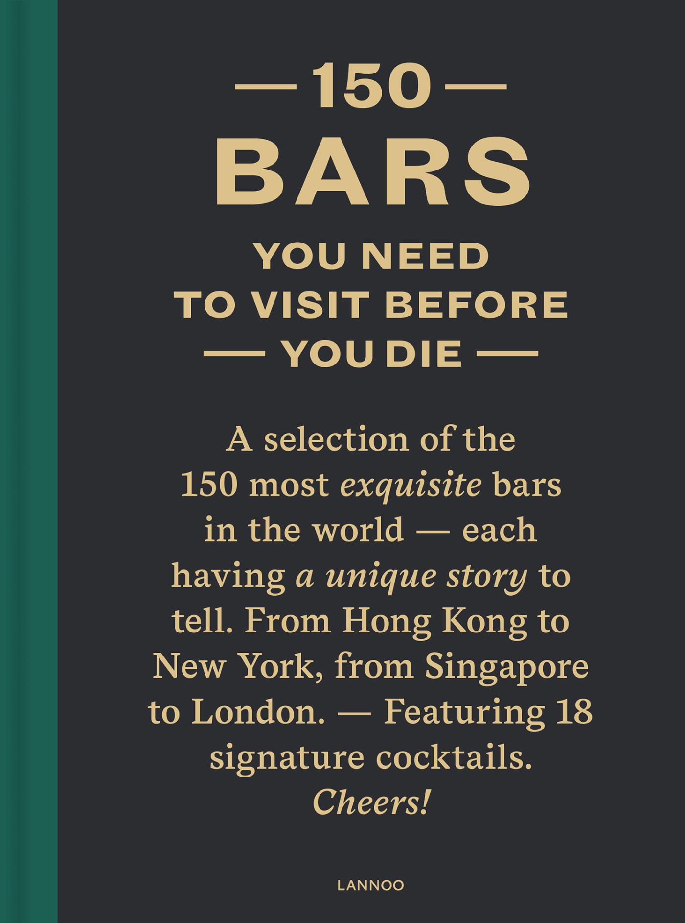 Omslag van 150 bars you need to visit before you die