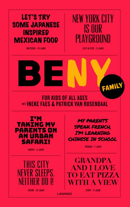 Omslag van BE NY Family
