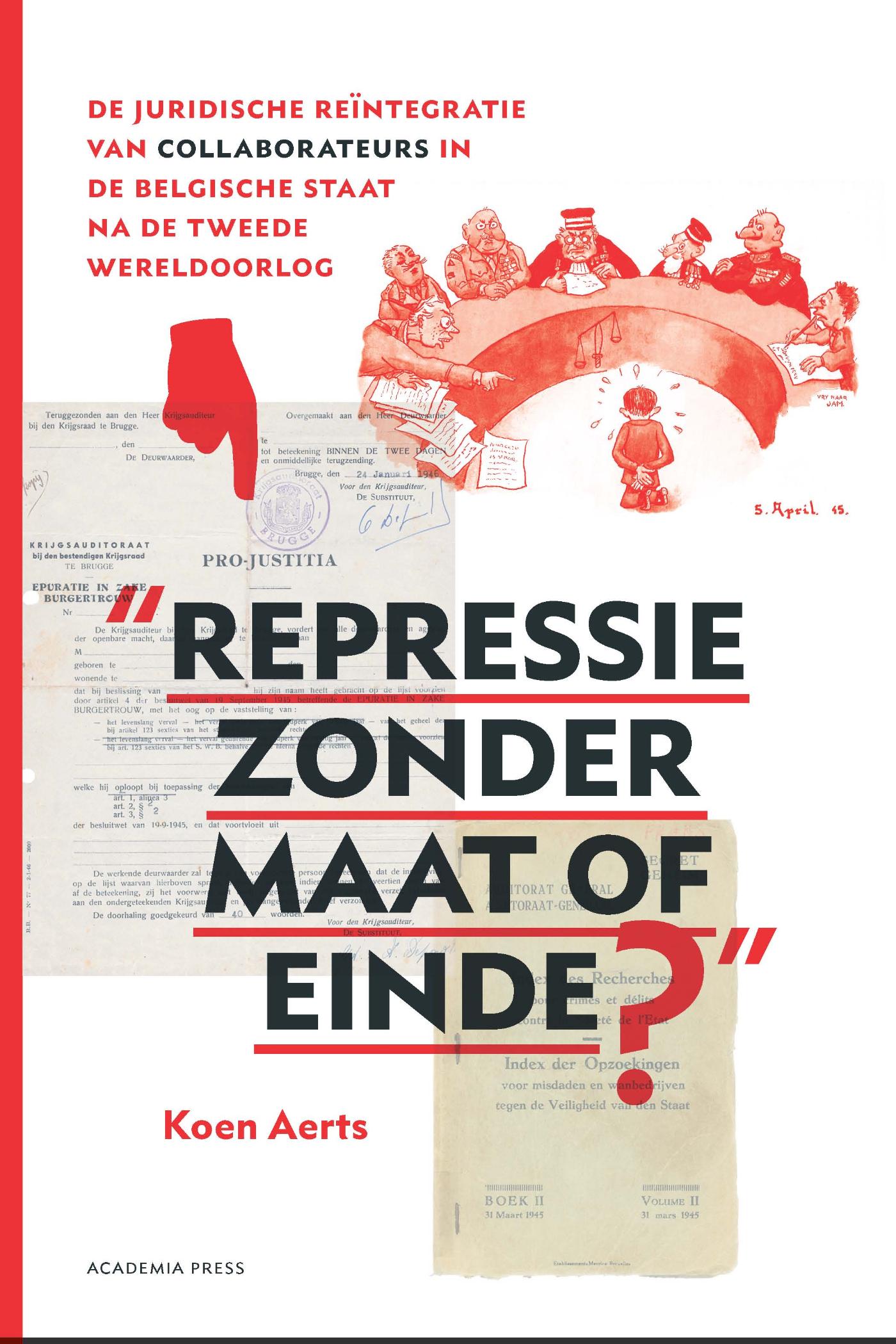 Omslag van Repressie zonder maat of einde?