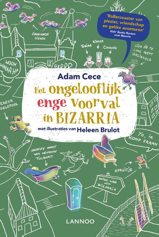 Omslag van Het ongelooflijk enge voorval in Bizarria