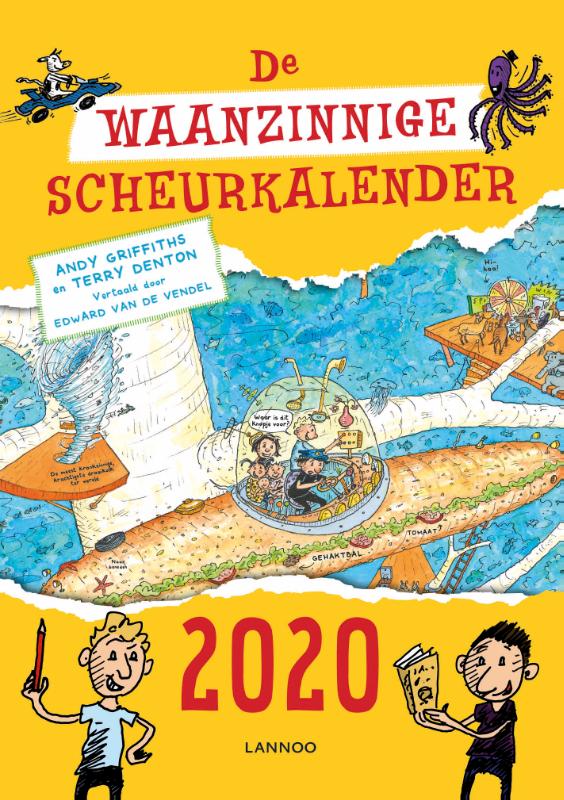 Omslag van De waanzinnige scheurkalender 2020