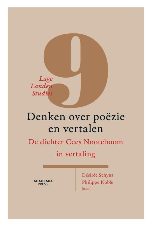 Omslag van Denken over poëzie en vertalen