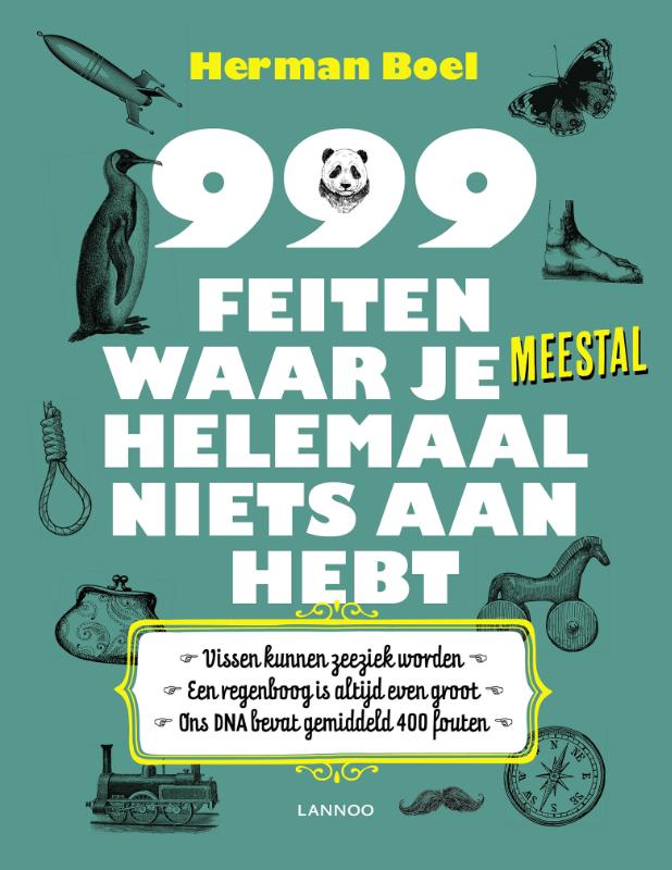Omslag van 999 feiten waar je meestal helemaal niets aan hebt