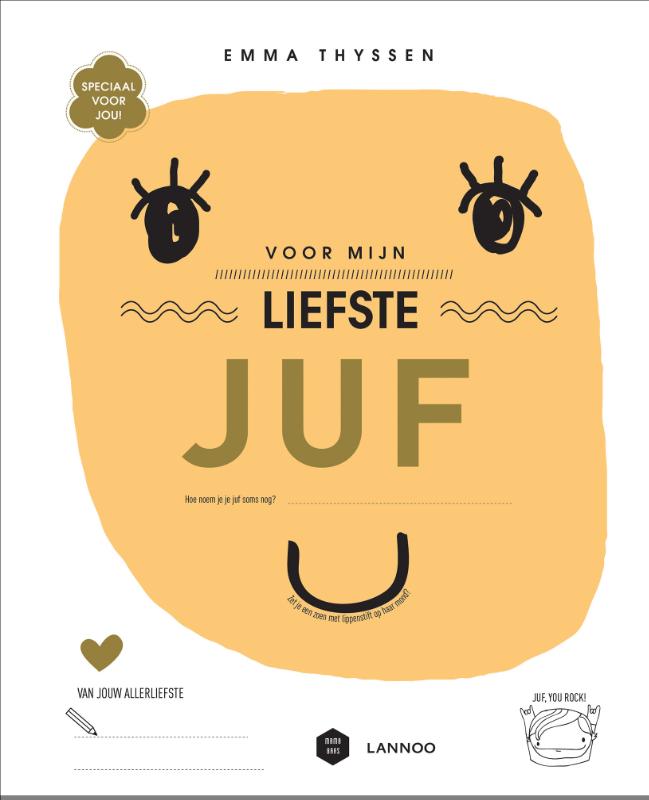 Omslag van Voor mijn liefste juf