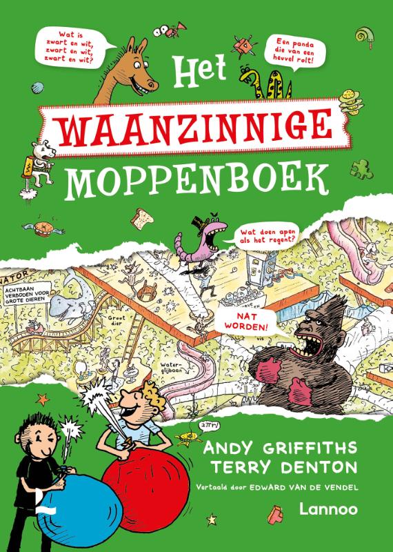 Omslag van Het waanzinnige moppenboek