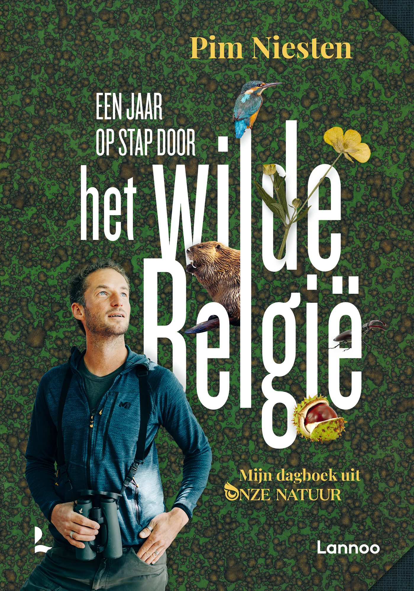 Omslag van Een jaar op stap door het wilde België