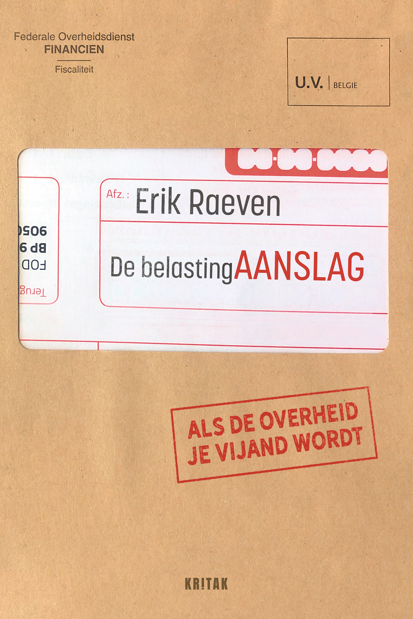Omslag van De belastingaanslag