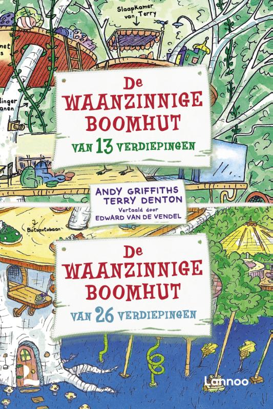 Omslag van De waanzinnige boomhut van 13 en 26 verdiepingen