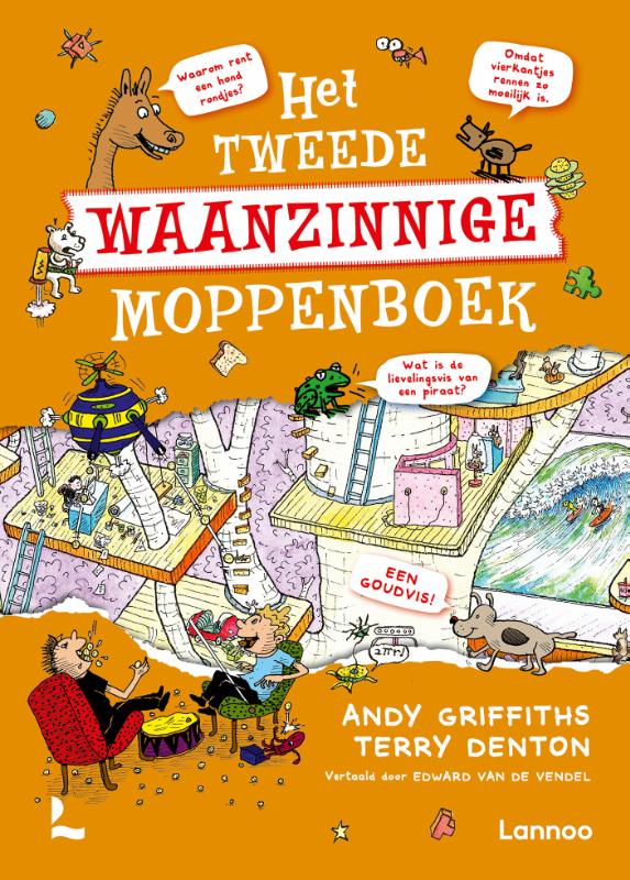 Omslag van Het tweede waanzinnige moppenboek