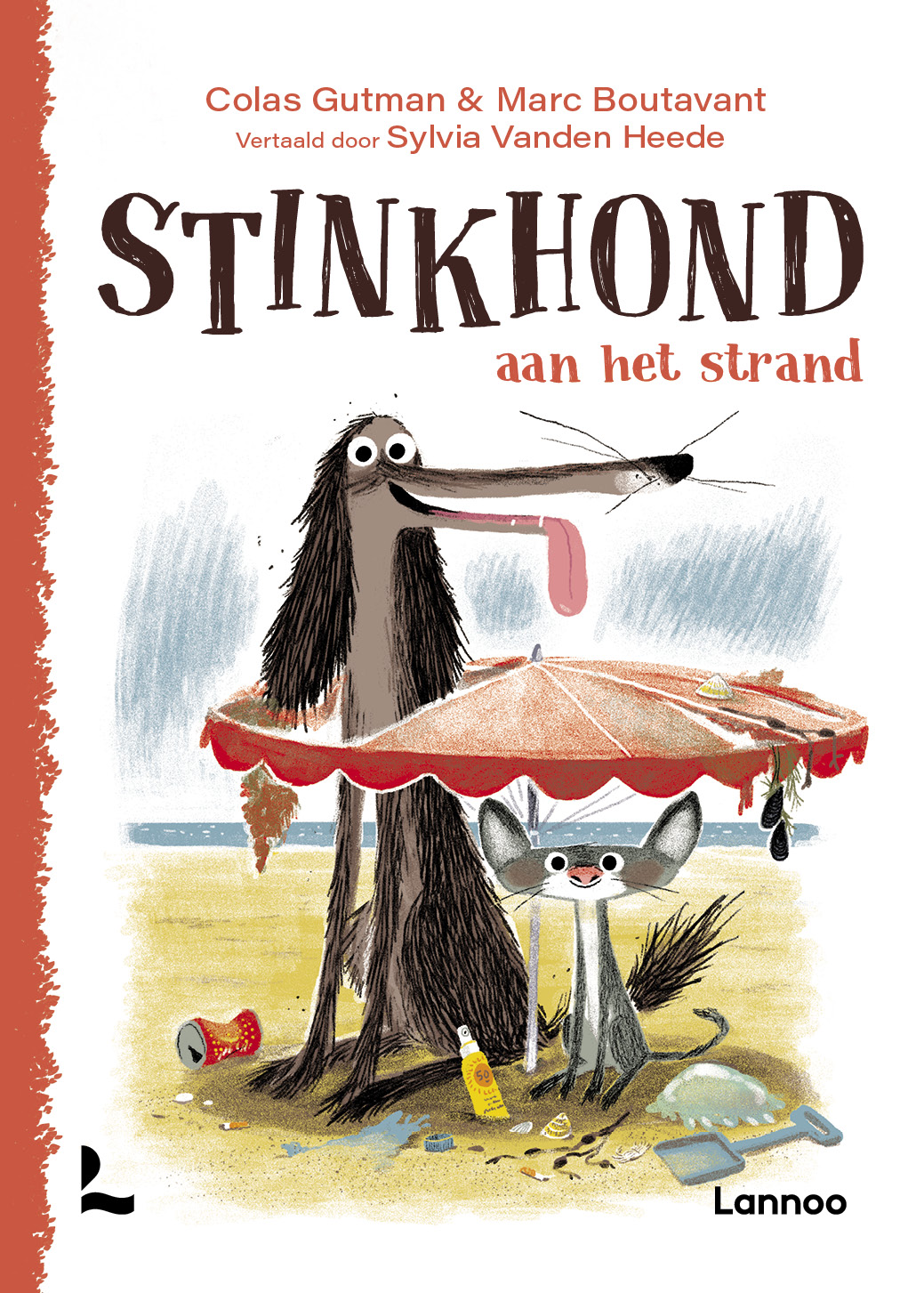 Omslag van Stinkhond aan het strand