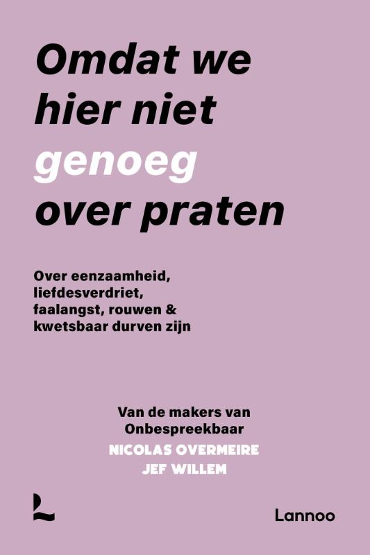 Omslag van Omdat we hier niet genoeg over praten