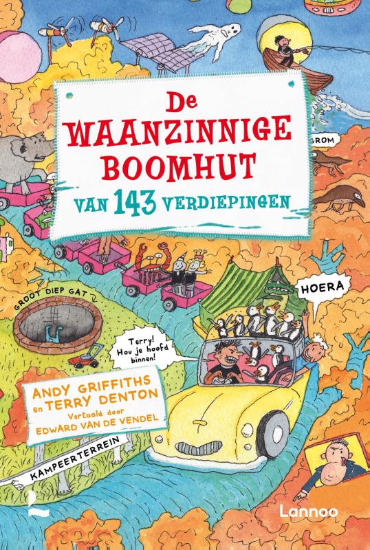 Omslag van De waanzinnige boomhut van 143 verdiepingen