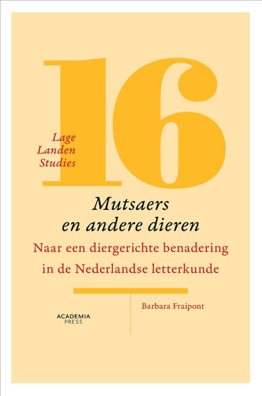 Omslag van Lage Landen Studies 16: Mutsaers en andere dieren