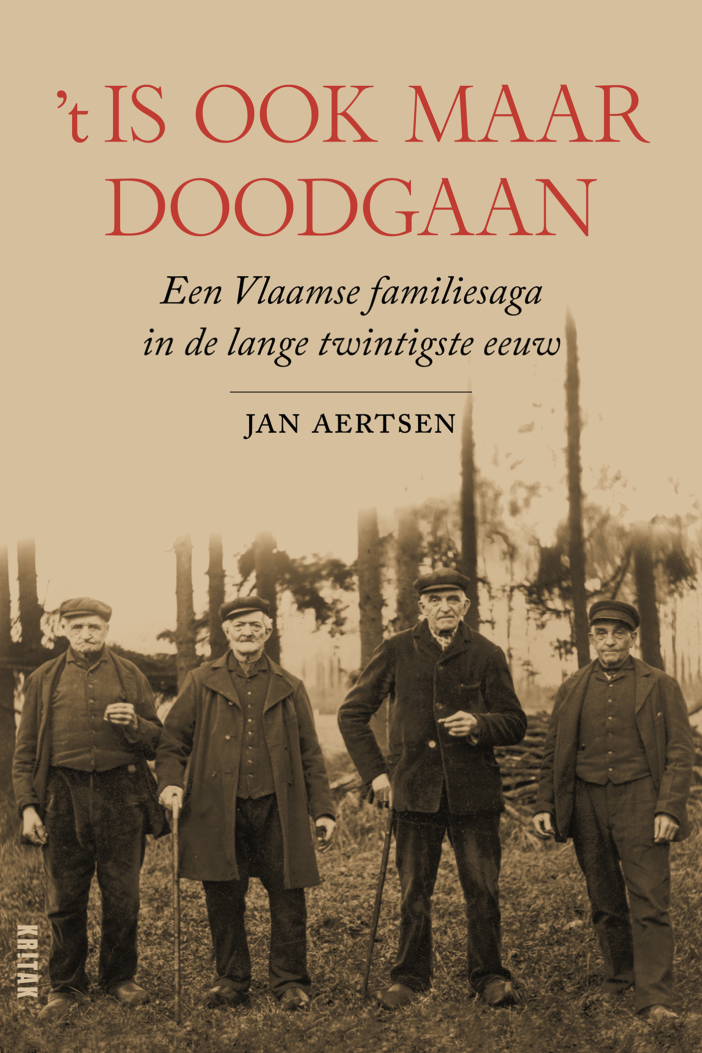 Omslag van 't Is ook maar doodgaan