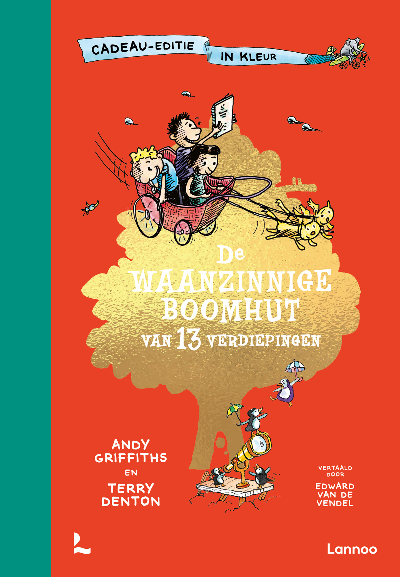 Omslag van De waanzinnige boomhut van 13 verdiepingen