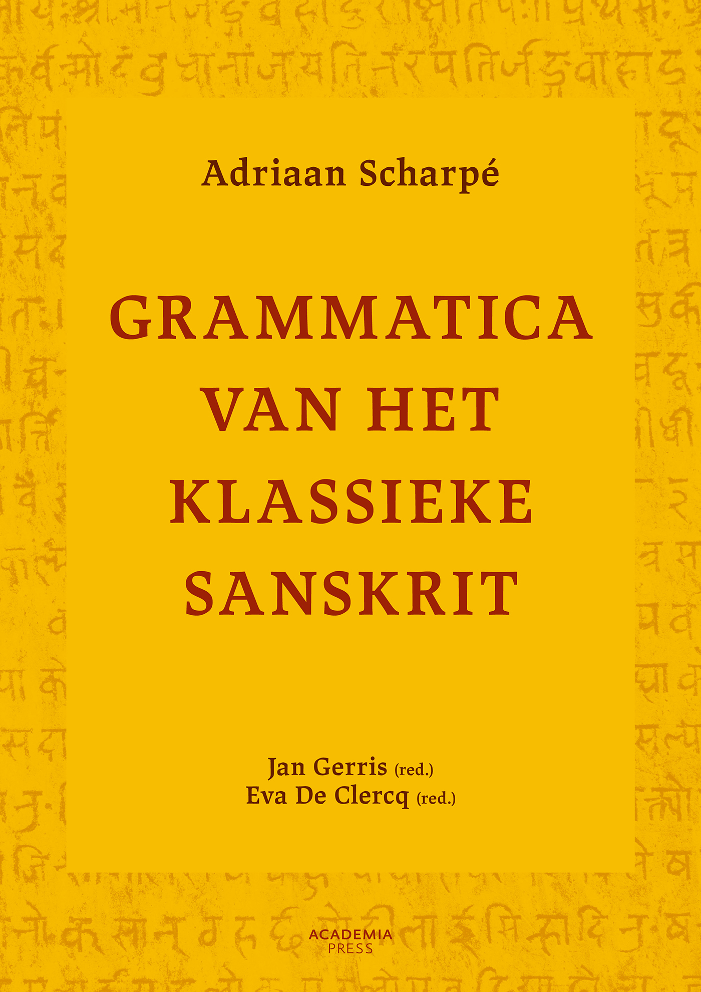 Omslag van Grammatica van het klassieke Sanskrit