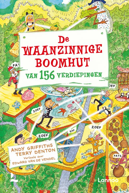 Omslag van De waanzinnige boomhut van 156 verdiepingen