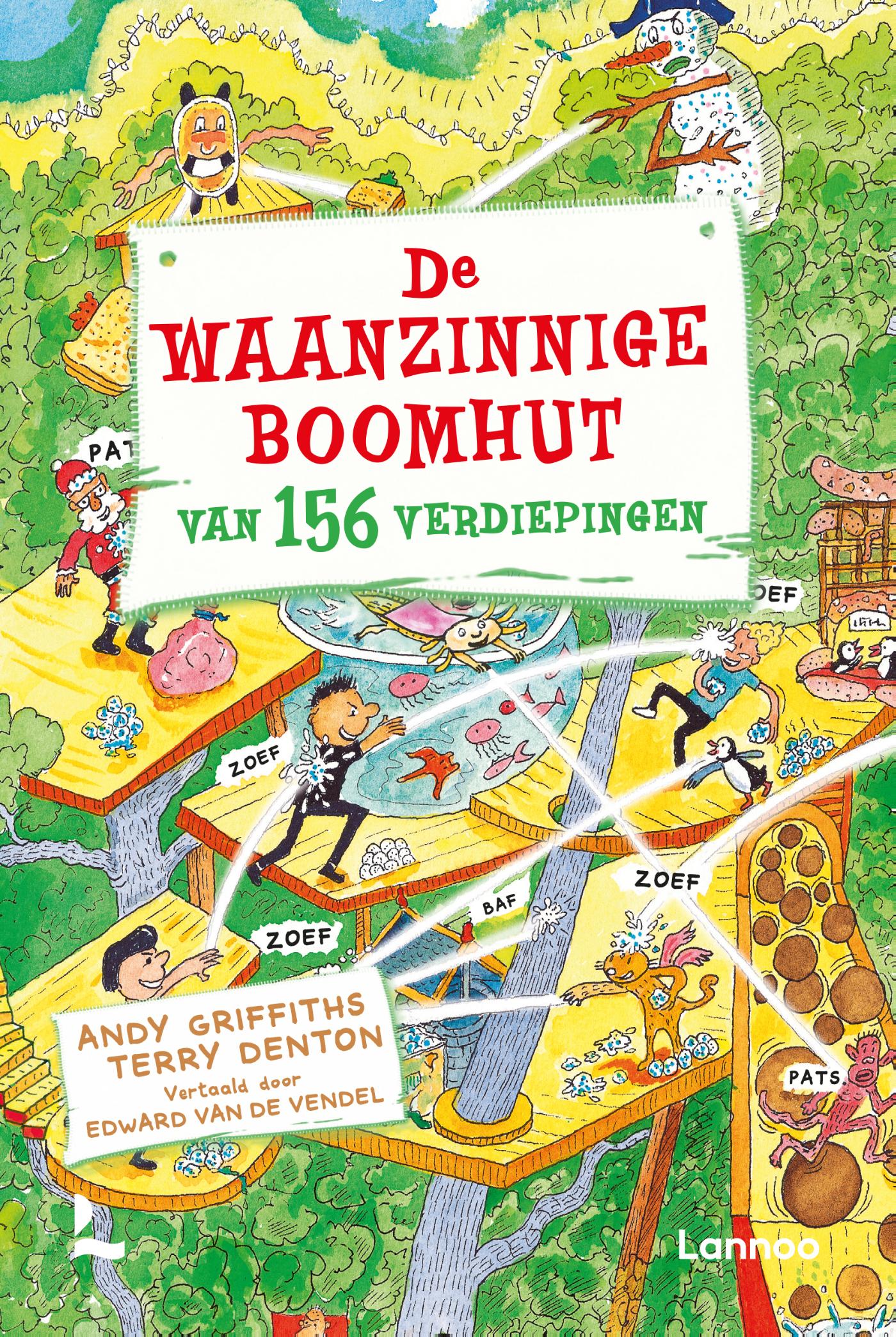 Omslag van De waanzinnige boomhut van 156 verdiepingen