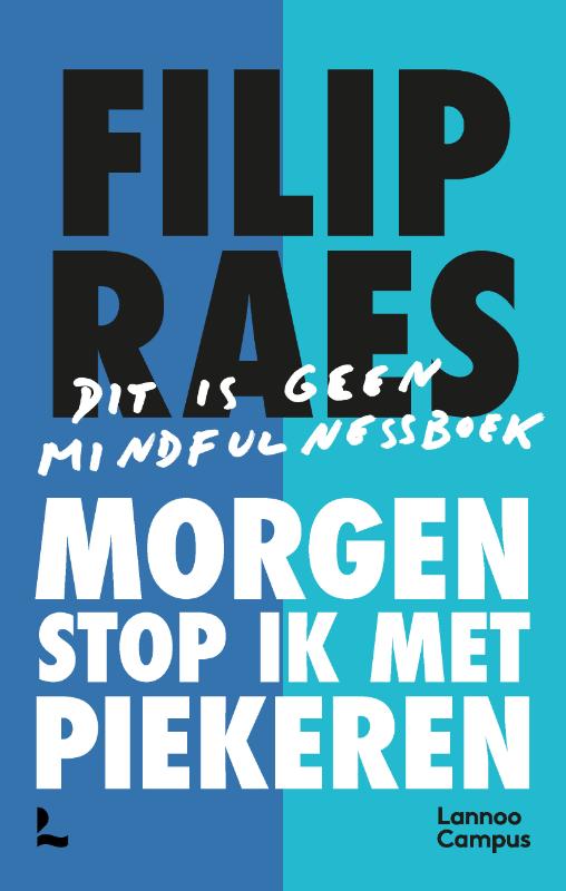 Omslag van Morgen stop ik met piekeren