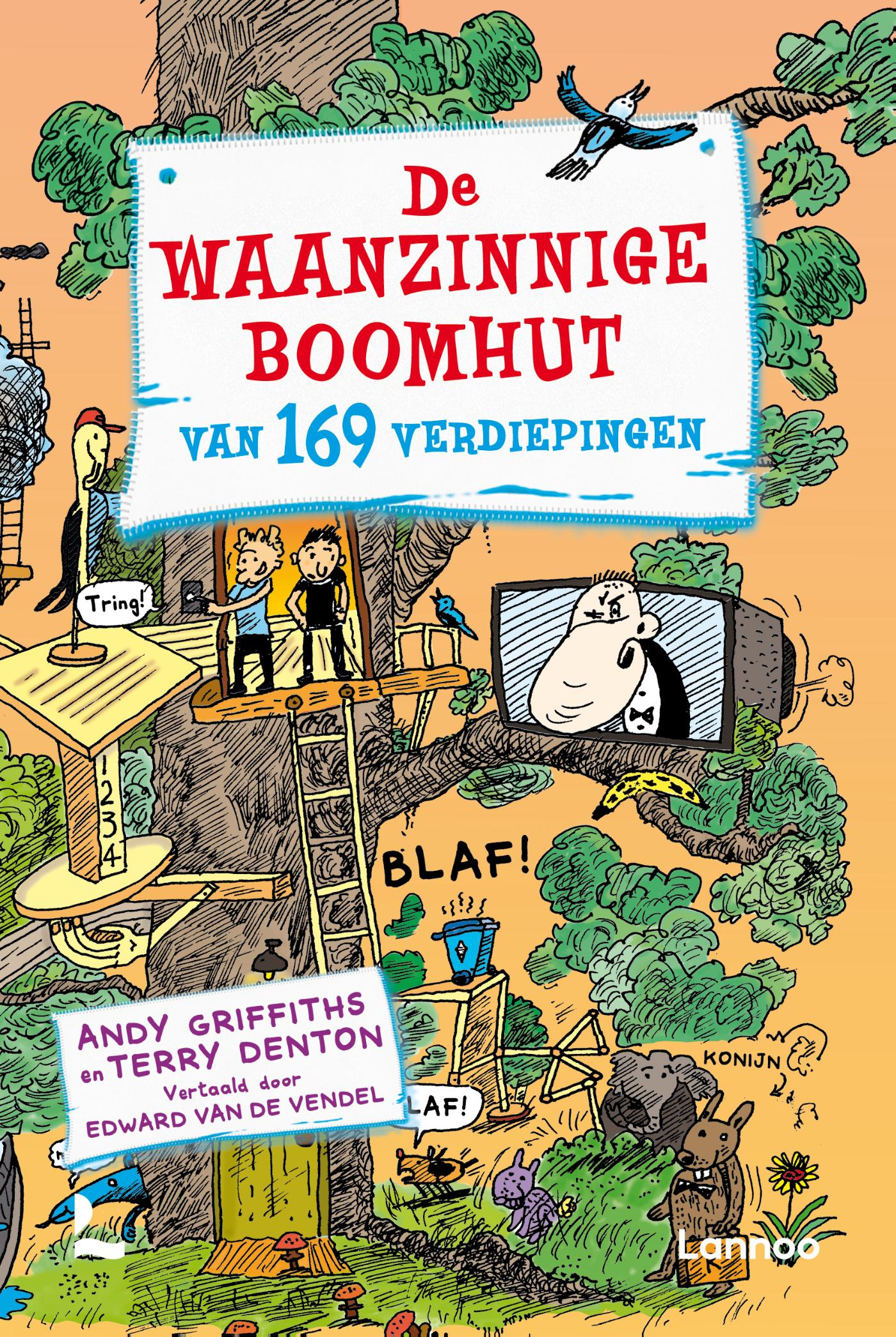 Omslag van De waanzinnige boomhut van 169 verdiepingen