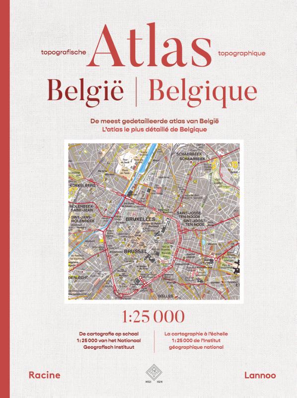 Omslag van Topografische Atlas van België/Atlas Topographique de Belgique