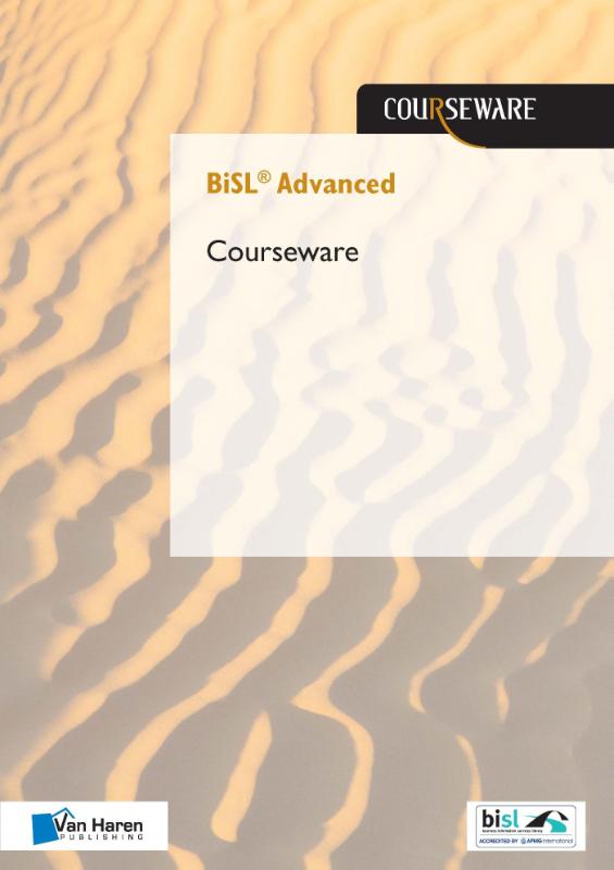Omslag van BiSL Advanced courseware