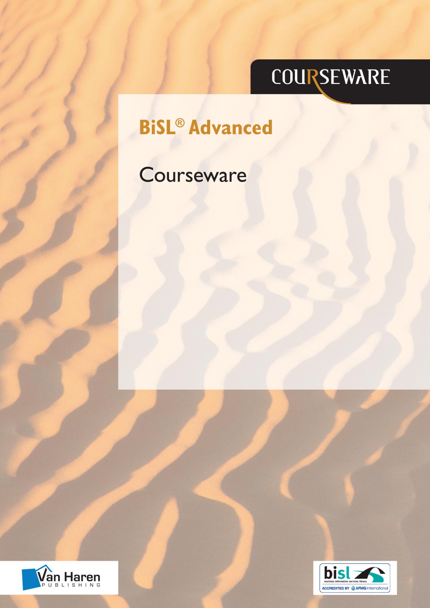 Omslag van BiSL Advanced courseware