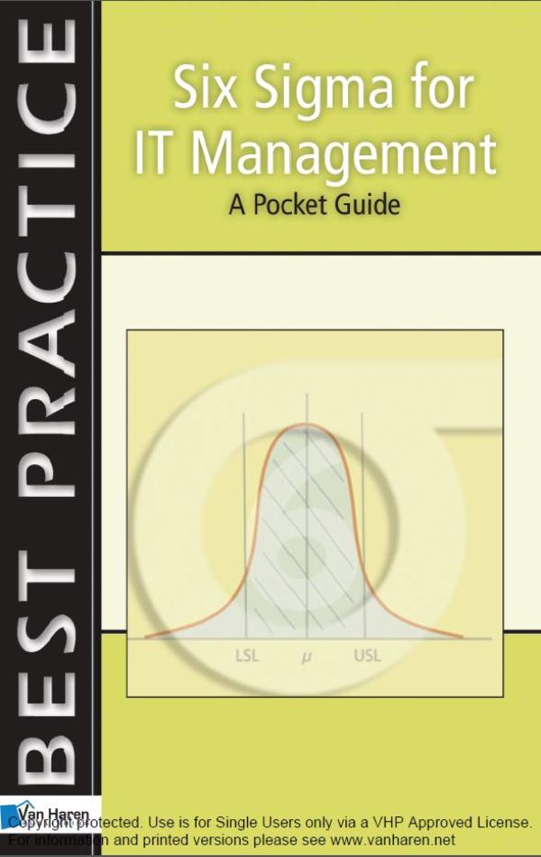 Omslag van Six Sigma for IT Management - A Pocket Guide