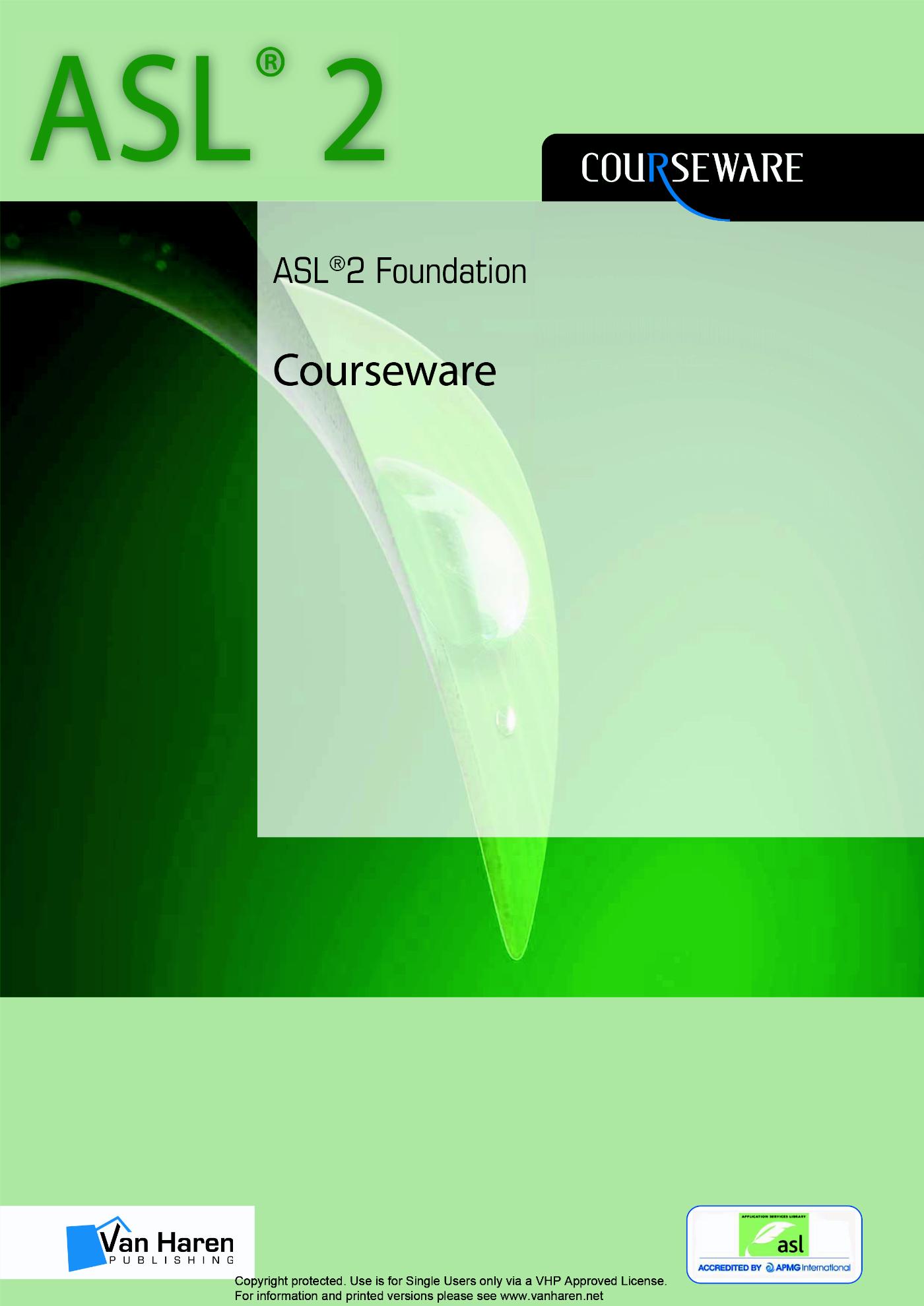 Omslag van ASL®2 Foundation Courseware
