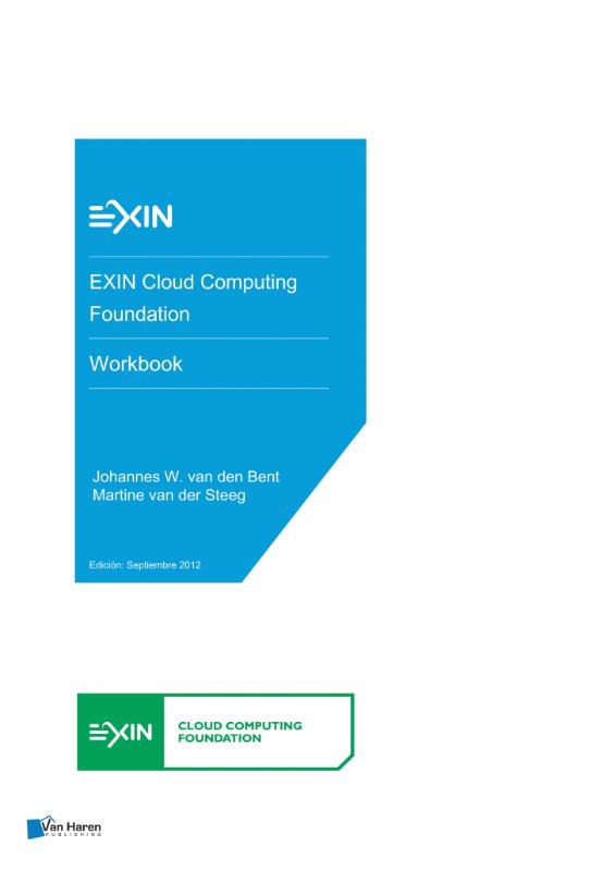 Omslag van EXIN Cloud Computing Foundation - Workbook