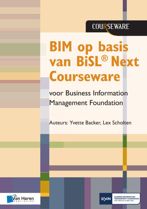 Omslag van BIM op basis van BiSL® Next Courseware voor Business Information Management Foundation