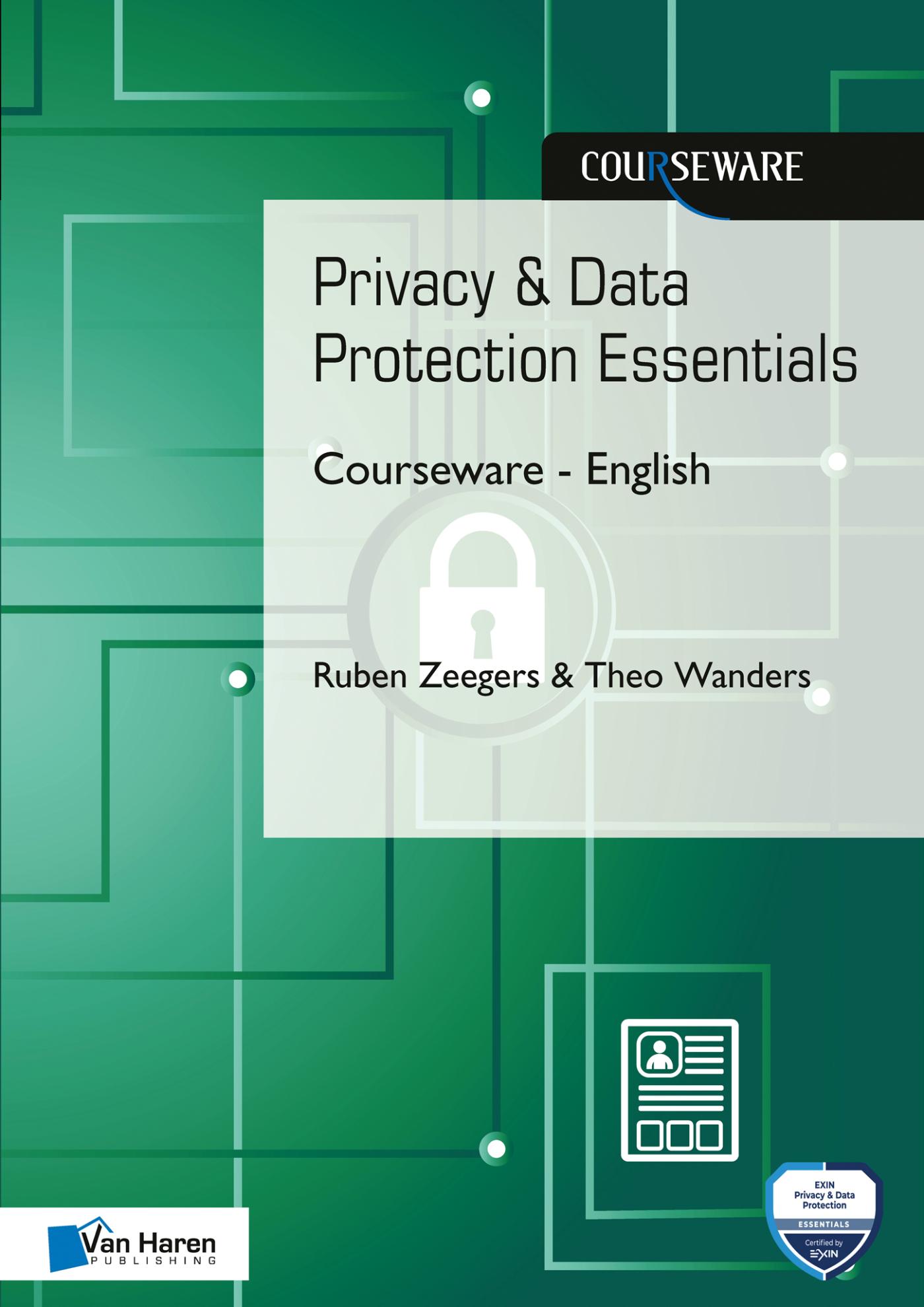 Omslag van Privacy & Data Protection Essentials Courseware - English