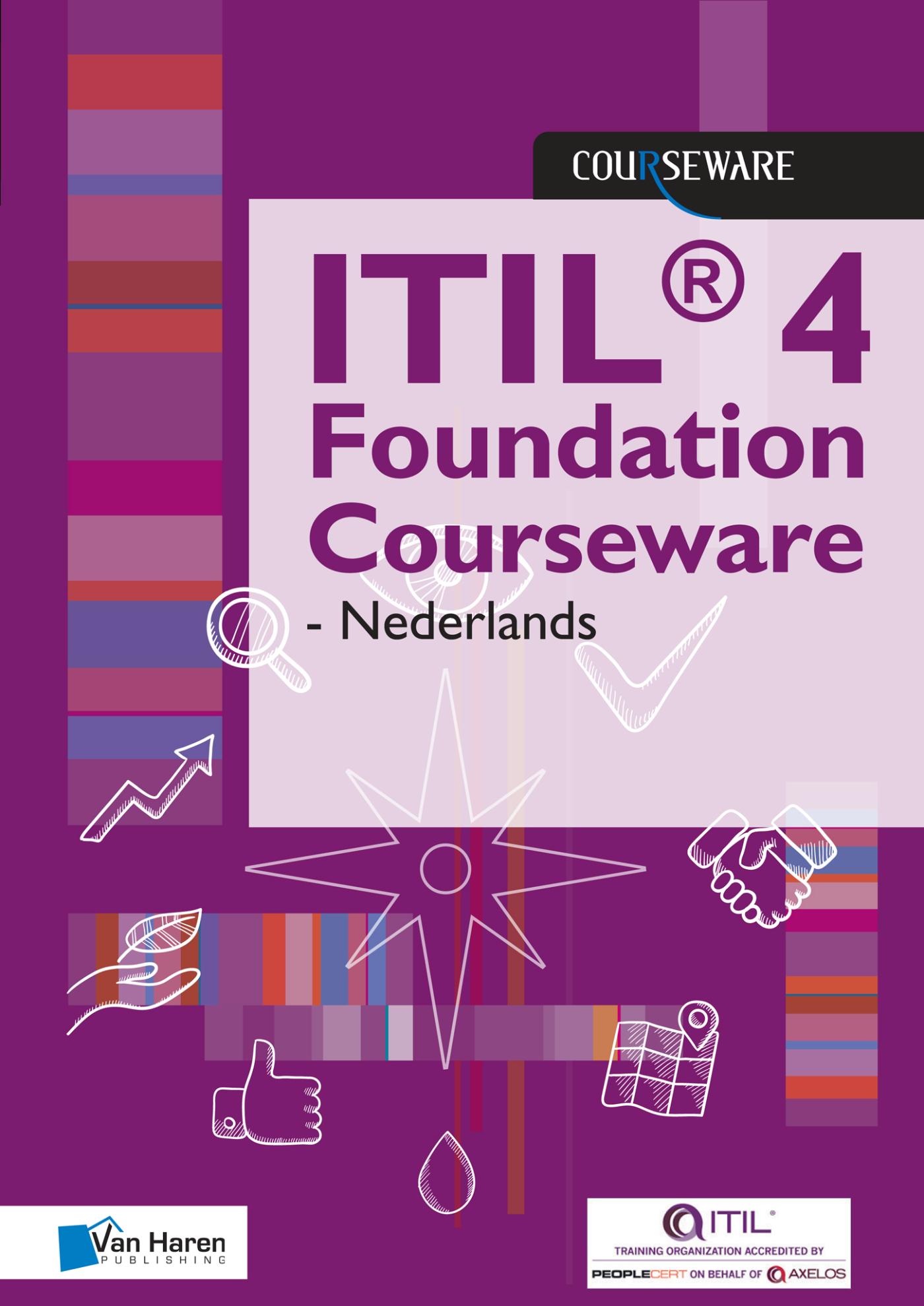 Omslag van ITIL® 4 Foundation Courseware - Nederlands