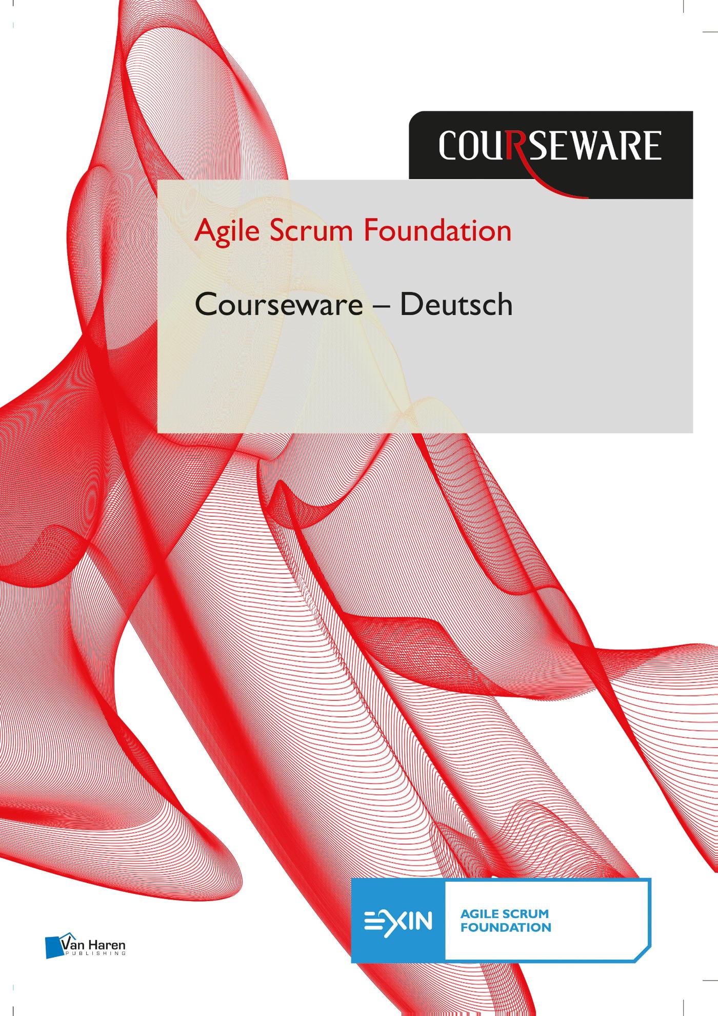 Omslag van Agile Scrum Foundation Courseware - Deutsch