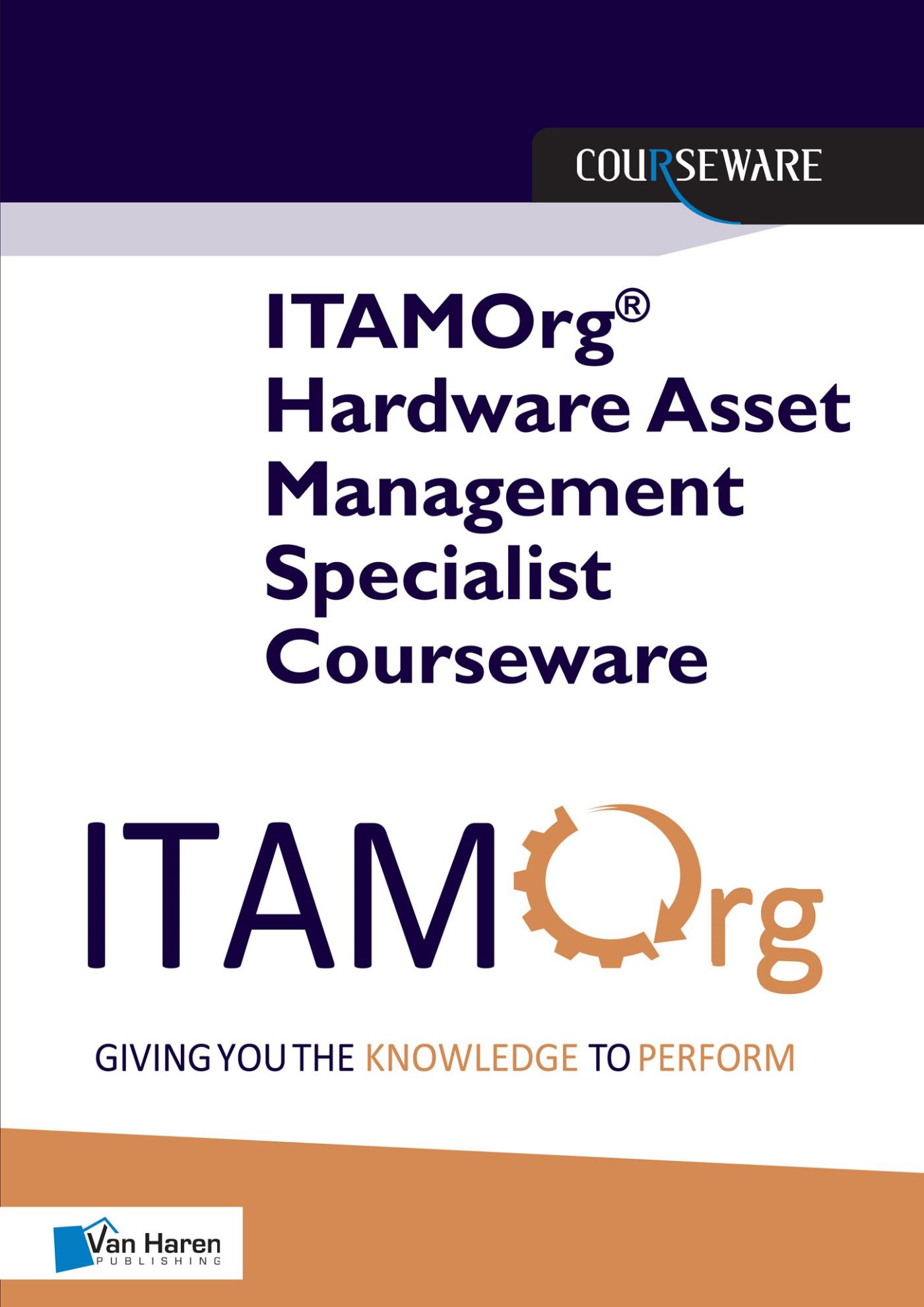 Omslag van ITAMOrg® Hardware Asset Management Specialist Courseware