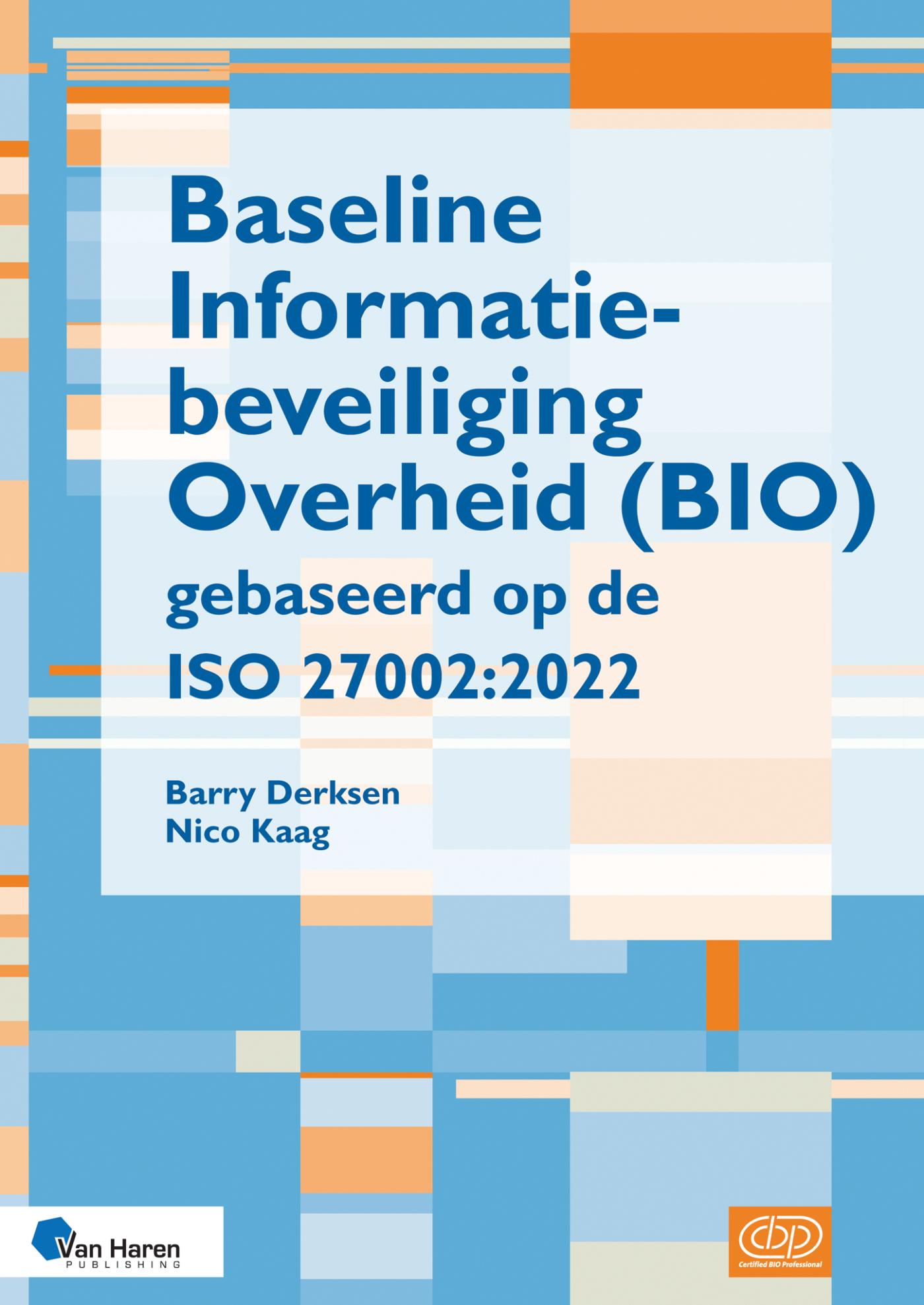 Omslag van Baseline informatiebeveiliging Overheid (BIO) gebaseerd op de ISO 27002:2022