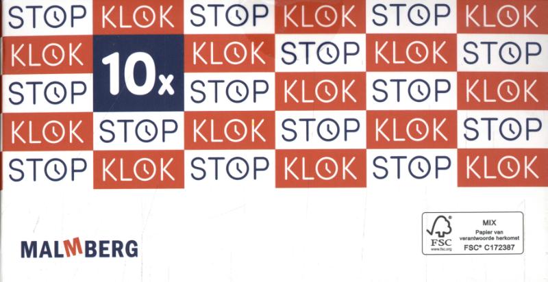 Omslag van stopklokken