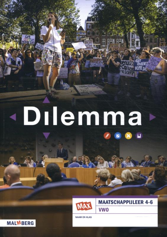 Omslag van 4/5/6 vwo maatschappijleer