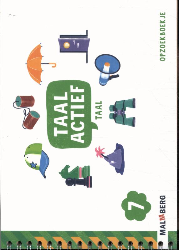 Omslag van groep 7 opzoekboekje