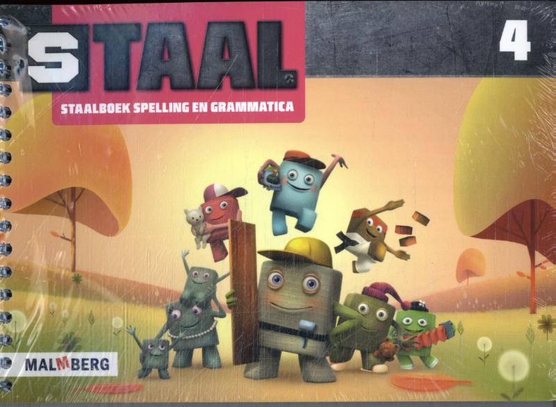 Omslag van groep 4 staalboek spelling en grammatica
