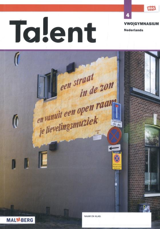 Omslag van 4 vwo/gymnasium Nederlands jaarkatern