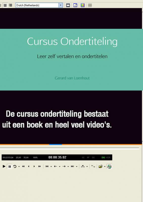 Omslag van Cursus Ondertiteling