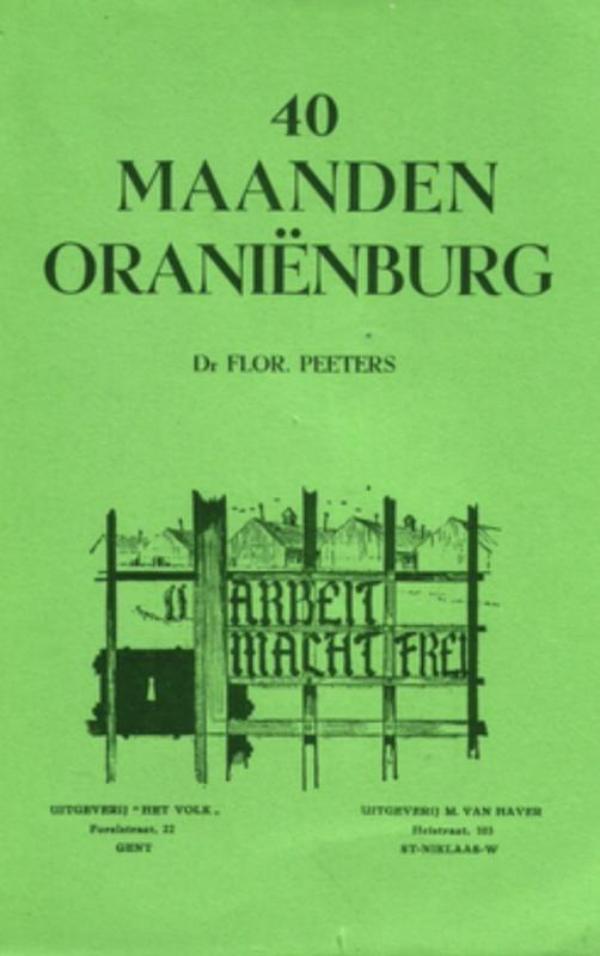 Omslag van 40 Maanden Oranienburg