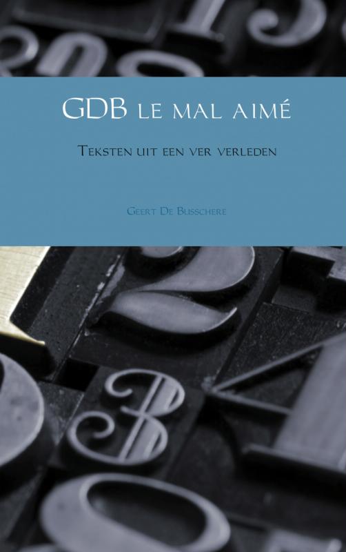 Omslag van GDB le mal aime