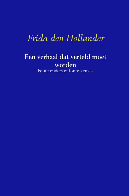 Omslag van Een verhaal, dat verteld moet worden