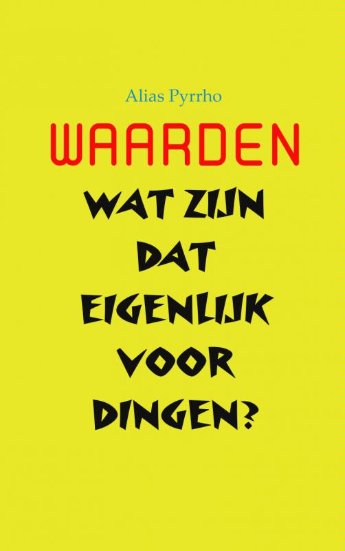 Omslag van Waarden