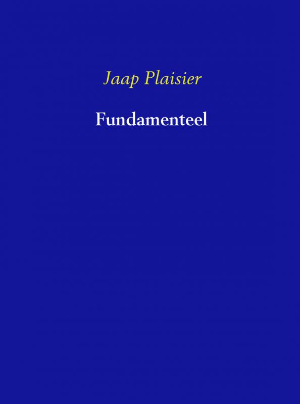 Omslag van Fundamenteel