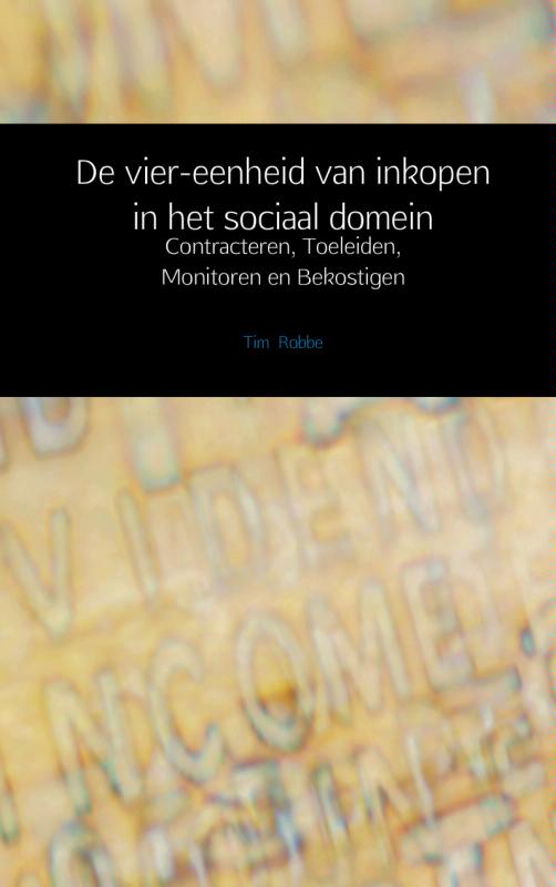Omslag van De vier-eenheid van inkopen in het sociaal domein