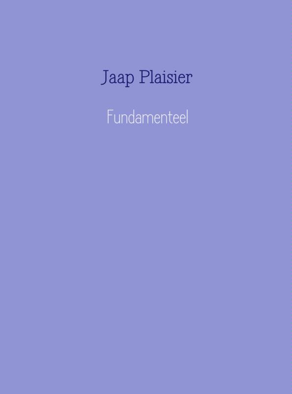 Omslag van Fundamenteel
